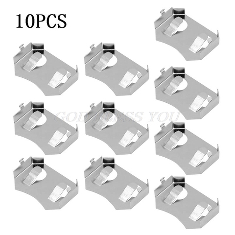 10 pièces SMT SMD bouton pile CR2032 support de batterie, livraison directe de pâte CR2032 ► Photo 1/5