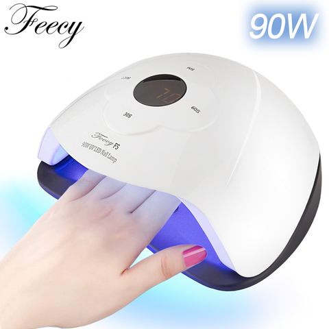 Lampe SUNONE UV pour sécher le vernis à ongles Gel, avec capteur de mouvement, avec lampe UV 96W, 90W, 80W, lampe à LED ► Photo 1/6