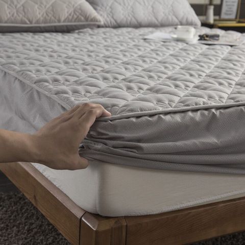 Drap-housse pour matelas, perméabilité de l'air, anti-bactérien, couvre-lit épais, matelassé, queen et king size ► Photo 1/6