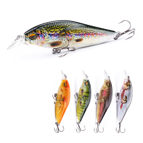 Agoie mère et fils poisson leurre de pêche 9.3cm/11g Wobblers brochet appât artificiel dur nageur appâts appâts attirail leurres flottant ► Photo 1/6