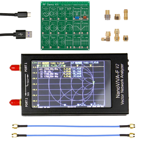 NanoVNA V2 – analyseur de réseau vectoriel 3G, 4.3 pouces, Kit de démonstration RF d'analyseur d'antenne nanovna-f V2 ► Photo 1/6