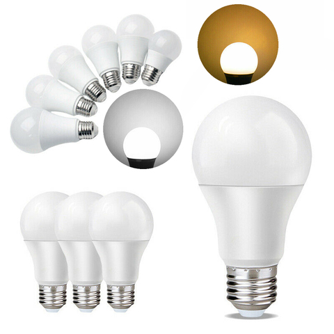 Ampoules LED Edison Globe E27 3W 5W 7W 9W 12W 15W 18W 20W, blanc froid, lampe Super brillante 110/220V, pour la maison, le bureau et la chambre à coucher ► Photo 1/1