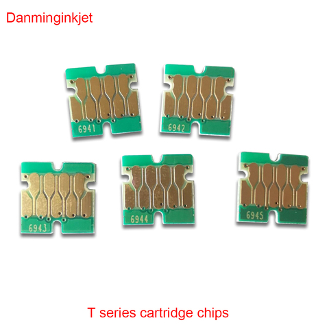 Puce à cartouche T6941-T6945 pour Epson SureColor, pour T3000, T3070, T3200, T5200, T7200, T3270, T5270, T7270, usage unique ► Photo 1/4