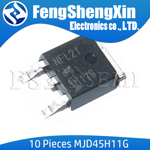 10 pcs/lot J45H11G MJD45H11G 5H11G À-252 Transistors de puissance ► Photo 1/1