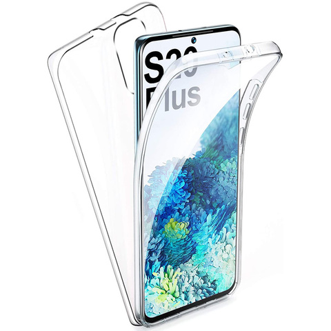 Pour Samsung Galaxy S8 S9 Plus S10e S10 5G S20 FE Ultra Note 20 10 Lite 8 9 étui 360 degrés 2 en 1 dur PC arrière + souple ► Photo 1/6