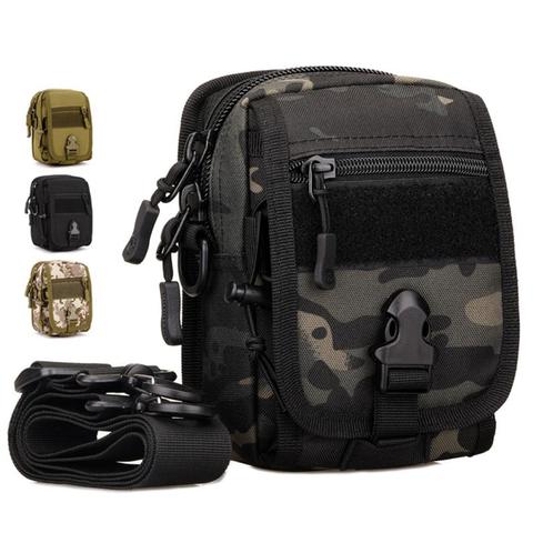 1PC plein air équitation sac de messager militaire Camouflage Molle tactique Sport poitrine sac hommes voyage escalade sac à bandoulière nouveau 7 ► Photo 1/6