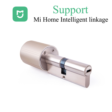 Mihome – cylindre de serrure Intelligent, sans fil, wi-fi, Zigbee Core, serrure de porte intelligente, clés électroniques, prise en charge de l'application Mijia Mi home ► Photo 1/6