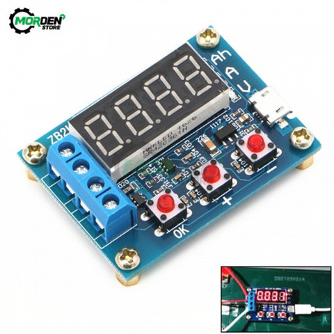 Testeur d'alimentation de batterie au Lithium, 18650, 1.2V, ZB2L3, 12V, testeur numérique de résistance, LED, compteur de capacité en acide plomb-plomb ► Photo 1/6