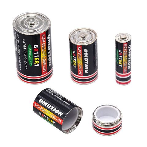 1PC petite batterie cachette secrète caja Diversion coffre-fort pilule boîte caché argent pièces conteneur boîte de rangement X7YD ► Photo 1/6