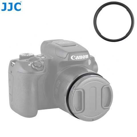 JJC 58mm adaptateur d'objectif Tubes d'anneau pour Canon PowerShot SX70 HS SX60 HS SX50 HS SX520 HS appareil photo numérique ► Photo 1/6