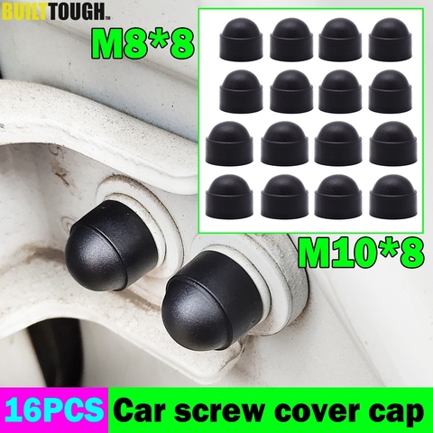 Universel pour Lada BMW VW Peugeot vis Protection couvercle boulon écrous M8 M10 voiture porte bouchon à vis écrous capuchon Protection charnière crochet ► Photo 1/6