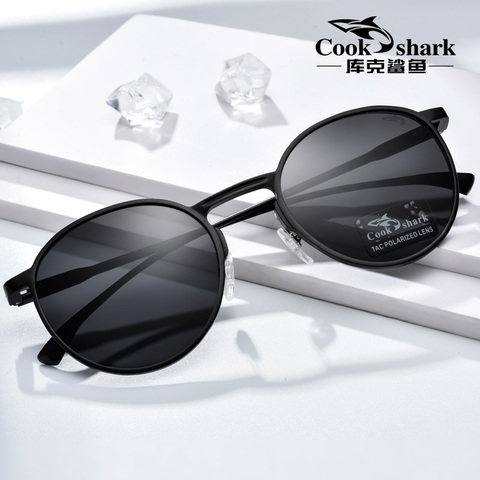 Lunettes de soleil Cookshark, polarisées, rétro, à la mode, pour la conduite, pour hommes et femmes ► Photo 1/6