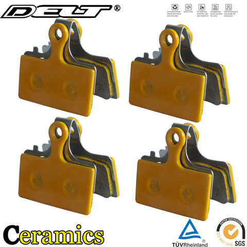 4 paires de plaquettes de freins à disque en céramique pour vtt, pour SHIMANO M985 M988 Deore XT M785 SLX M666 M615 Alfine S700 CX77, accessoires ► Photo 1/6