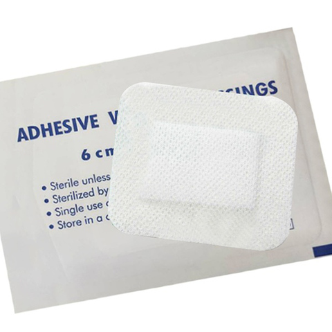 10 pièces Bandages adhésifs Non-tissé imperméable à l'eau médical bande de Fixation pansement pansement tampon pansements soins de santé ► Photo 1/4