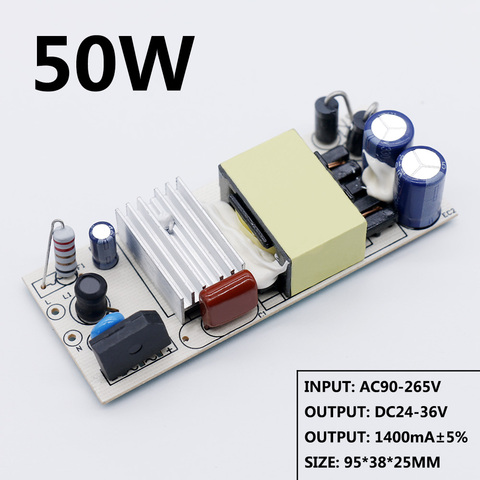 LED Conducteur 20W 30W 40W 50W DC24-36V Courant Constant D'alimentation d'énergie de Contrôle De Tension Automatique Transformateurs D'éclairage Pour LED Lumières ► Photo 1/6