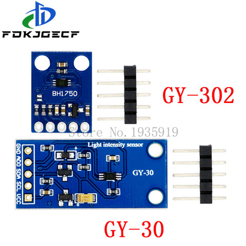 GY-30 BH1750 BH1750FVI Numérique Capteur d'intensité Lumineuse Pour Arduino AVR 3V-5V GY-302 16bitAD Convertisseur Module De Sortie Numérique ► Photo 1/5