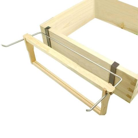 1Pc Durable acier inoxydable gain de place apiculture ruche support de cadre équipement apicole abeille perche montage latéral ► Photo 1/6