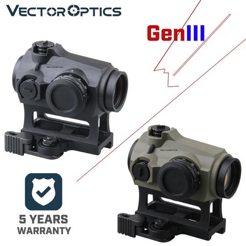 Vector optical Maverick Gen3 1x22, objectif à points rouges, vue optique de la chasse, étanche IPX6 QD AR, en caoutchouc, 223, 5.56, 308, 7.62 ► Photo 1/6