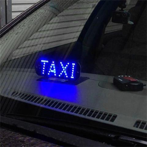 Panneau de pare-brise de cabine de Taxi, lumière LED ampoule de lampe à haute luminosité de voiture ► Photo 1/6