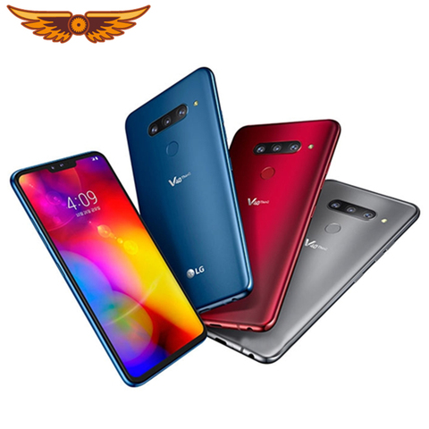 LG – smartphone V40 ThinQ V405UA, 6 go de RAM, 6.4 go de ROM, 128 pouces, octa Core, Triple caméra 16mp, LTE, déverrouillage par empreinte digitale, Original ► Photo 1/6