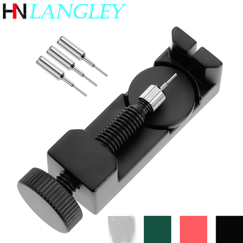 En Acier inoxydable Bracelet De Montre Outil Montre En Métal Lien Pin Remover Outil De Réparation Kit Pour horlogers Remplacement Décapant Montre Dimensionnement ► Photo 1/6