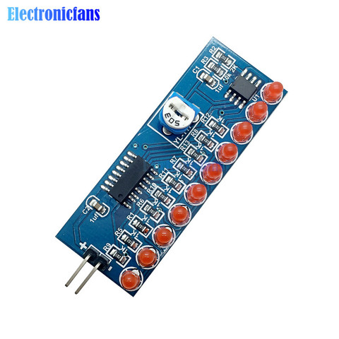 Panneau d'alimentation à eau NE555 CD4017, Circuit lumineux coulant, Module électronique LED, Kit de bricolage, éclairage complet ► Photo 1/6