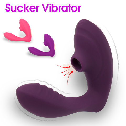 Vibromasseur érotique pour femme, jouet sexuel pour adulte, stimulateur de Clitoris, succion du point G, 10 modes ► Photo 1/6