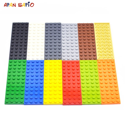 Blocs de construction pour enfants, 50 pièces, briques à figurines fines 4x12 points, éducatif, créatif, Compatible avec 3029 marques de jouets ► Photo 1/6