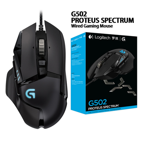 Souris série Logitech G403/G502/MX518/G402/G302/G102 deuxième génération/G300s souris de jeu filaire ordinateur de bureau/ordinateur portable Gamer ► Photo 1/6