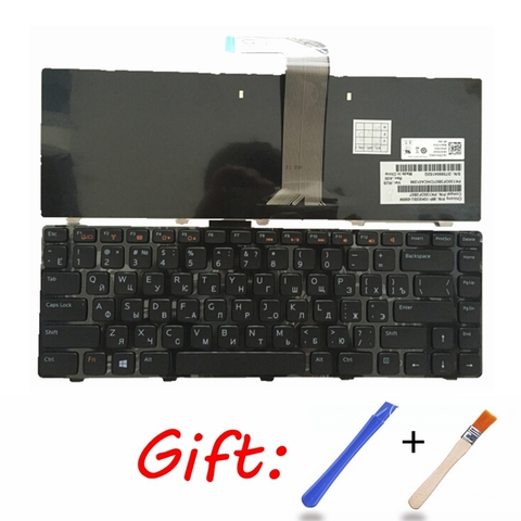 Clavier d'ordinateur portable russe, noir, RU, pour DELL N5050 5040 N7520 Vostro V3000 v3360D V3450D v3460D v3560D ► Photo 1/2