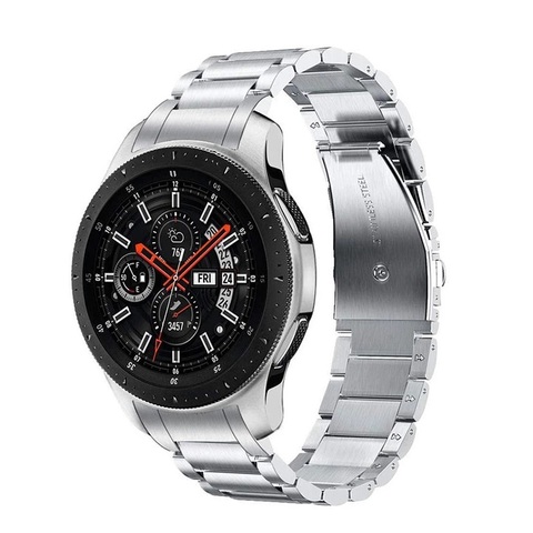 Bracelet de montre en acier inoxydable Unique + Clips sans écart, pour Samsung Galaxy Watch 46mm SM-R800, bracelet à dégagement rapide ► Photo 1/6