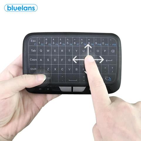 H18 Mini clavier tactile sans fil et souris Mini Rechargeable Ultra-mince Mini sans fil Bluetooth pour ordinateur portable intelligent Android TV ► Photo 1/6
