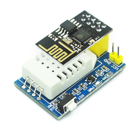 Module Wifi avec capteur numérique de température et d'humidité, haute précision, ESP8266 ESP-01 ESP-01S ESP01 DHT22 AM2302, SHT11 SHT15 ► Photo 1/3