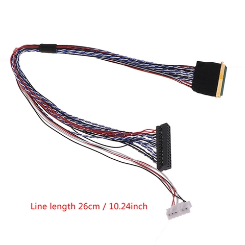 Câble LVDS I-PEX broches 2ch 6 bits pour panneau LCD LED 10.1-18.4 pouces ► Photo 1/5