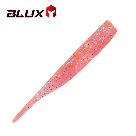 BLUX nouveau dard ver appât souple 58MM 78MM tête de gabarit Silicone filature leurre de pêche eau salée eau douce bar de mer matériel artificiel ► Photo 1/6