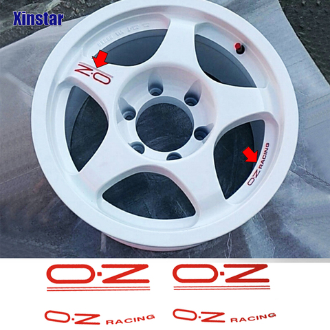 Autocollant de roue de course pour OZ Rally, 8 pièces, noir, accessoires universels de réglage automatique ► Photo 1/4