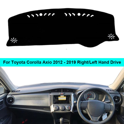 2 couches voiture tableau de bord couverture Dashmat tableau de bord tapis Cape pour Toyota Corolla Axio 2012 - 2022 RHD LHD soleil ombre tableau de bord couverture ► Photo 1/6
