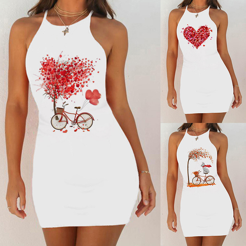 Vogue chemise de nuit femmes Kawaii coréen graphique chemise de nuit grande taille robe de nuit vêtements de nuit Sexy mince Pack hanche sans manches chemises de nuit ► Photo 1/6