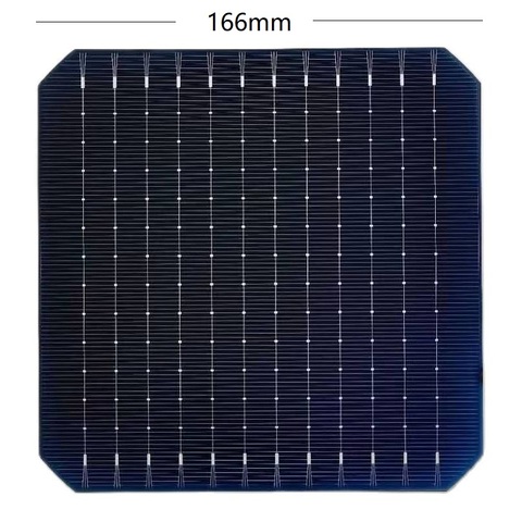 Panneau solaire en Mono silicium à 20.9% d'efficacité, avec 12 pneus, 166mm + suffisamment de fil de tabotage, bricolage ► Photo 1/6