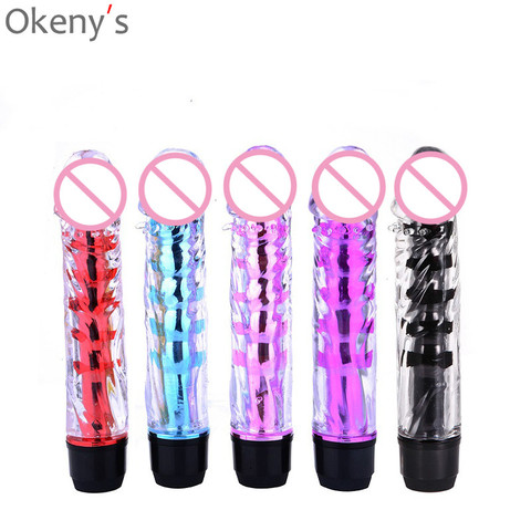 Vibromasseur gode multivitesse pour femmes godes réalistes de gelée douce pour les femmes G Spot vibrateur jouets pour adultes jouets sexuels érotiques pour les femmes ► Photo 1/6