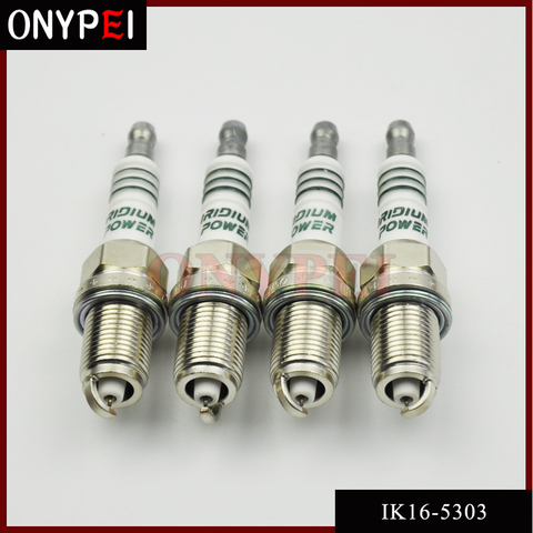 4 pièces IK16 5303 voiture bougie IRIDIUM puissance bougie d'allumage bougie de préchauffage pour Toyota Nissan Honda Hyundai Kia mercedes-benz IK16-5303 ► Photo 1/6