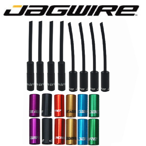 Jagwire-embout de fil de frein en alliage d'aluminium, vtt, vélo de route, 5mm, boîtier de câble de frein, embout de Tube, de 4.5mm, manette de vitesse mm ► Photo 1/6