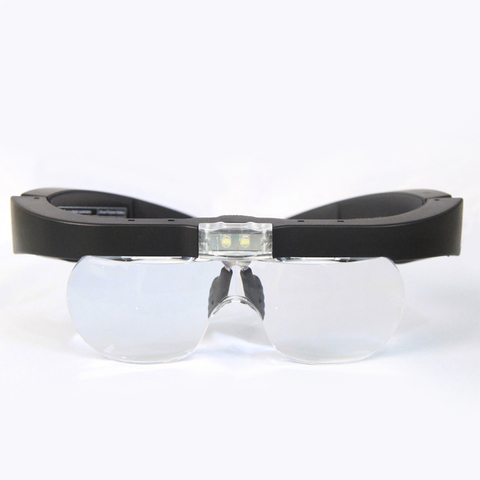 Loupes USB rechargeables, 2,5x 3,5x 5,0x, lumière LED pour la lecture, bijoutier, horloger, réparation ► Photo 1/6