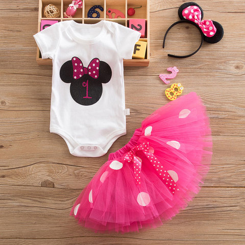 Ma robe de bébé pour fille robe de baptême 1st fête d'anniversaire vêtements enfant en bas âge filles vêtements d'été fantaisie Mini Costume 12M ► Photo 1/6