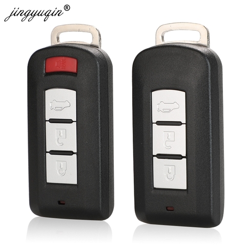 Jingyuqin 2/3/4 boutons coque de clé intelligente à distance de voiture pour MITSUBISHI ASX Outlander Sport Pajero Shogun Montero Lancer RVR ► Photo 1/6