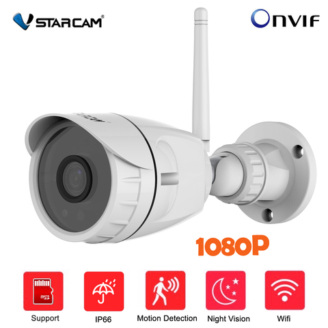 Vstarcam – caméra de surveillance Bullet extérieure IP WIFI hd 2MP/1080P (C17S), dispositif de sécurité sans fil, étanche IP66, avec Vision nocturne et protocole Onvif P2P ► Photo 1/6