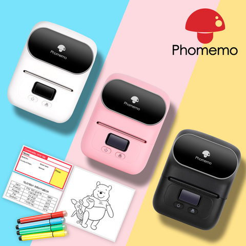 Phomemo M110 Imprimante D'étiquettes Impresoras Portatil Photo
