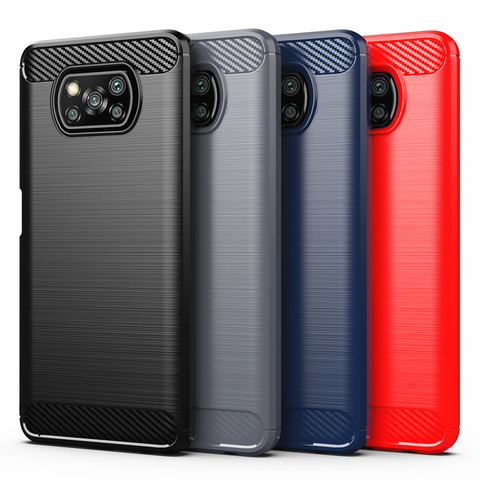 Pour Xiaomi Poco X3 étui NFC pour Xiaomi Poco X3 NFC M2 X2 F2 Pro housse de téléphone en Silicone pour Redmi Note 9 Pro 9S 8 Mi Note 10 ► Photo 1/6