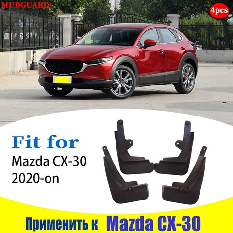 Garde-boue pour Mazda CX30, 4 pièces, garde-boue, accessoires de voiture atuo, style avant et arrière ► Photo 1/6