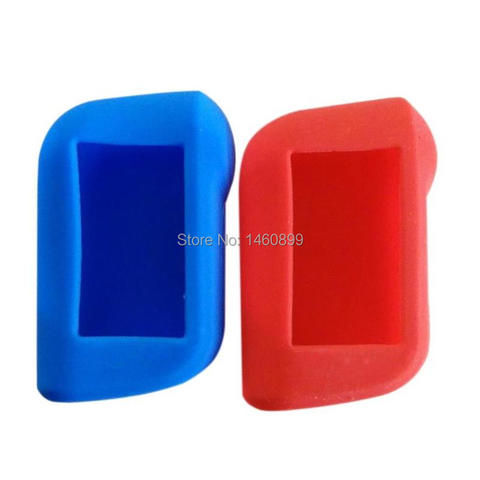 Porte-clés bleu en Silicone pour Starline A93, A63, A39, A36, A96, A69, 2 voies, système d'alarme de voiture, télécommande LCD ► Photo 1/3